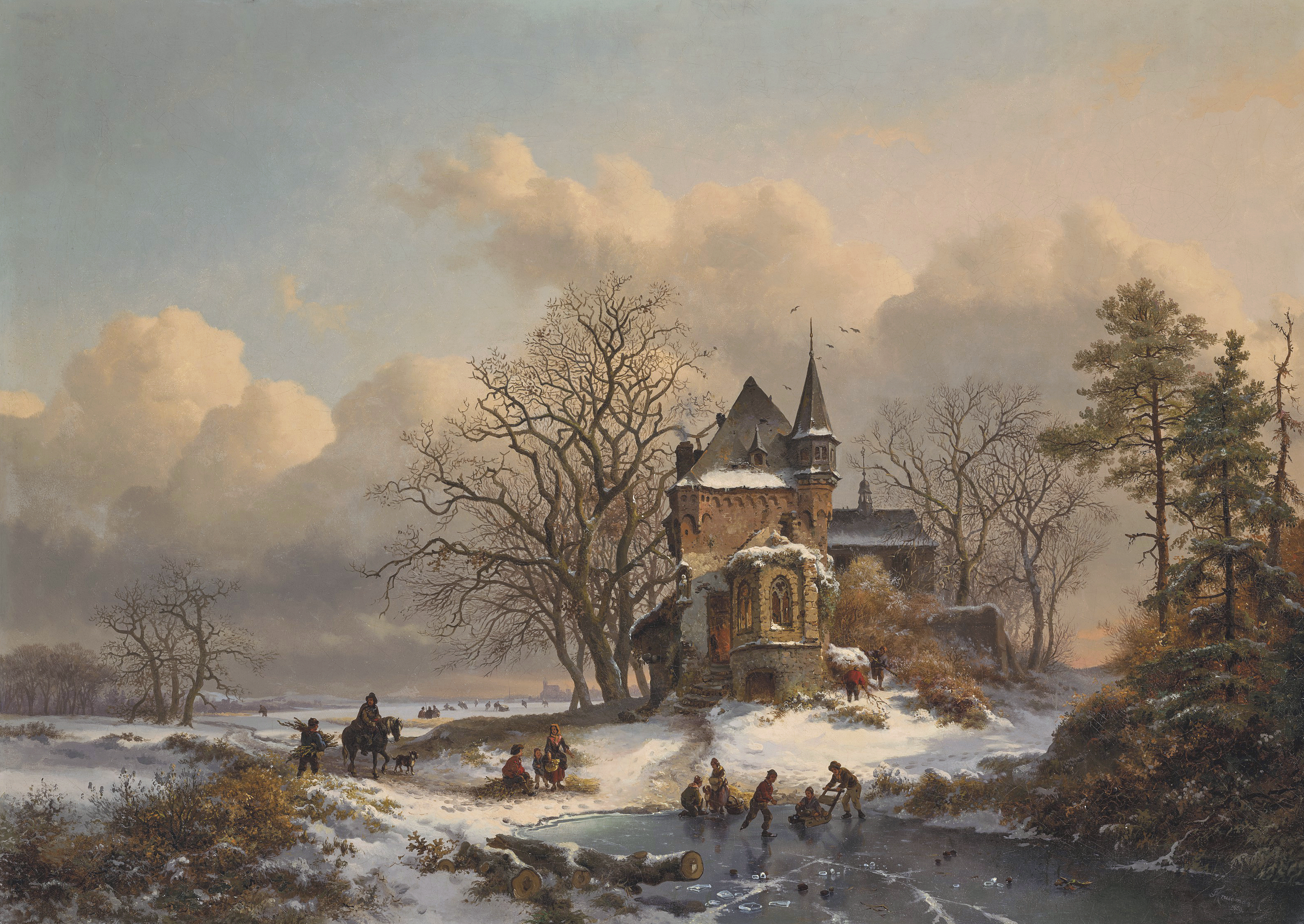 A Dutch winter landscape